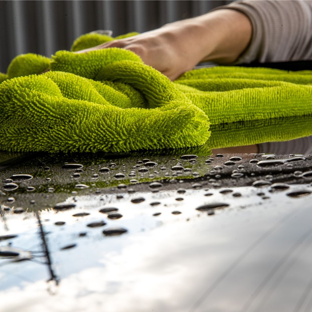 Mikrofaser-Tücher und Pflege