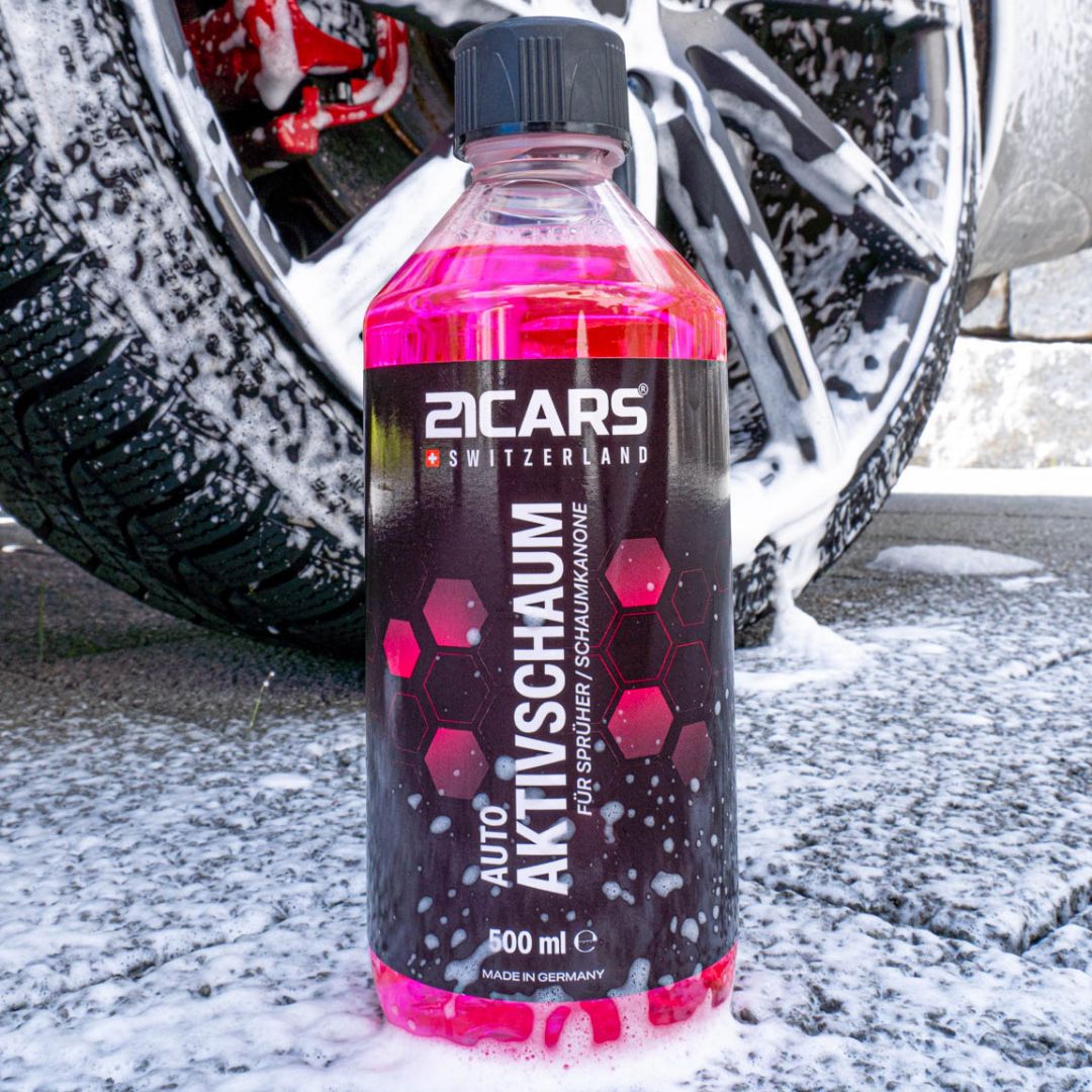 21CARS® Active Foam Cleaner 0.5 Liter | Raspberry Scent