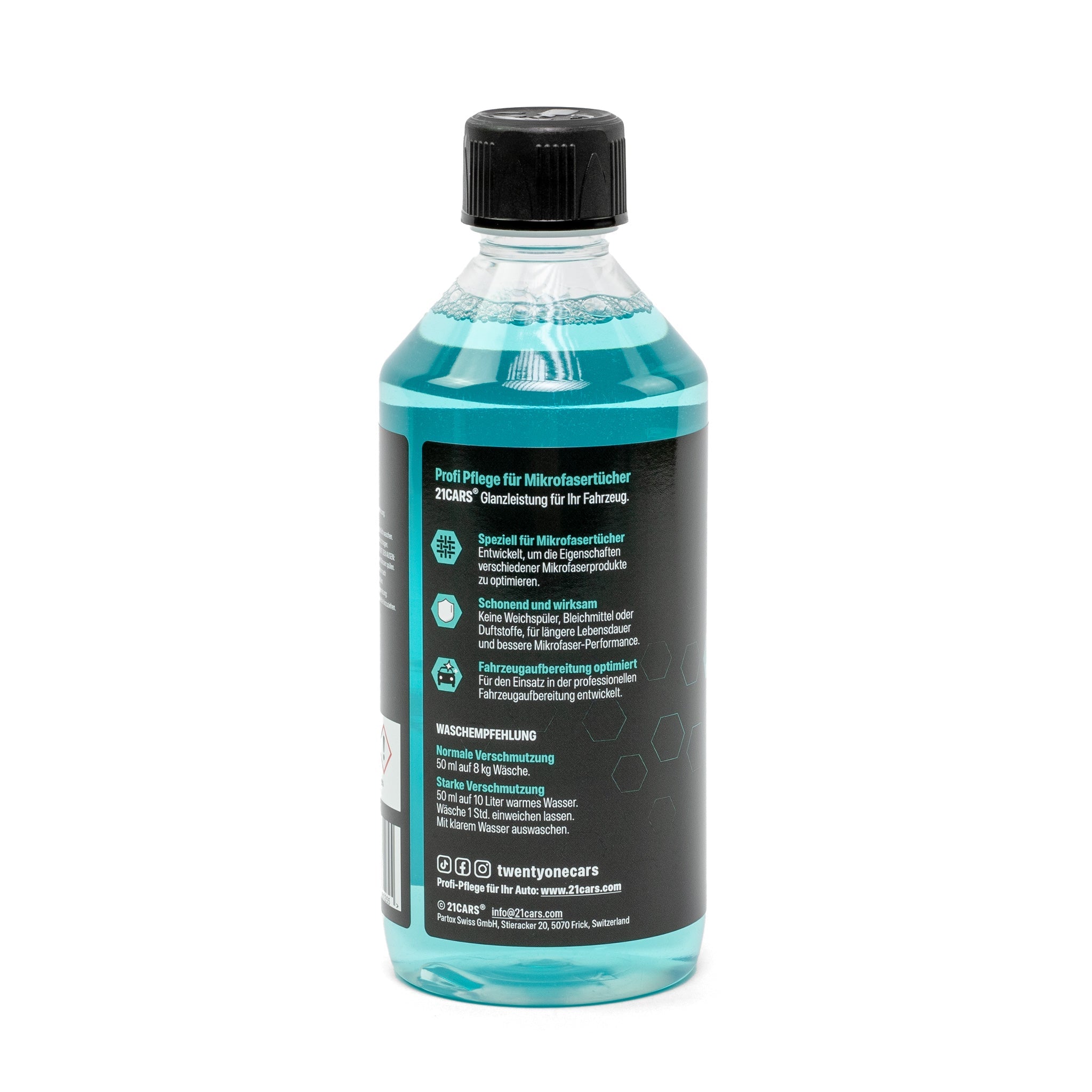 21CARS® Microfaser Waschmittel MICRO FRESH 0.5 Ltr. | Basic Set