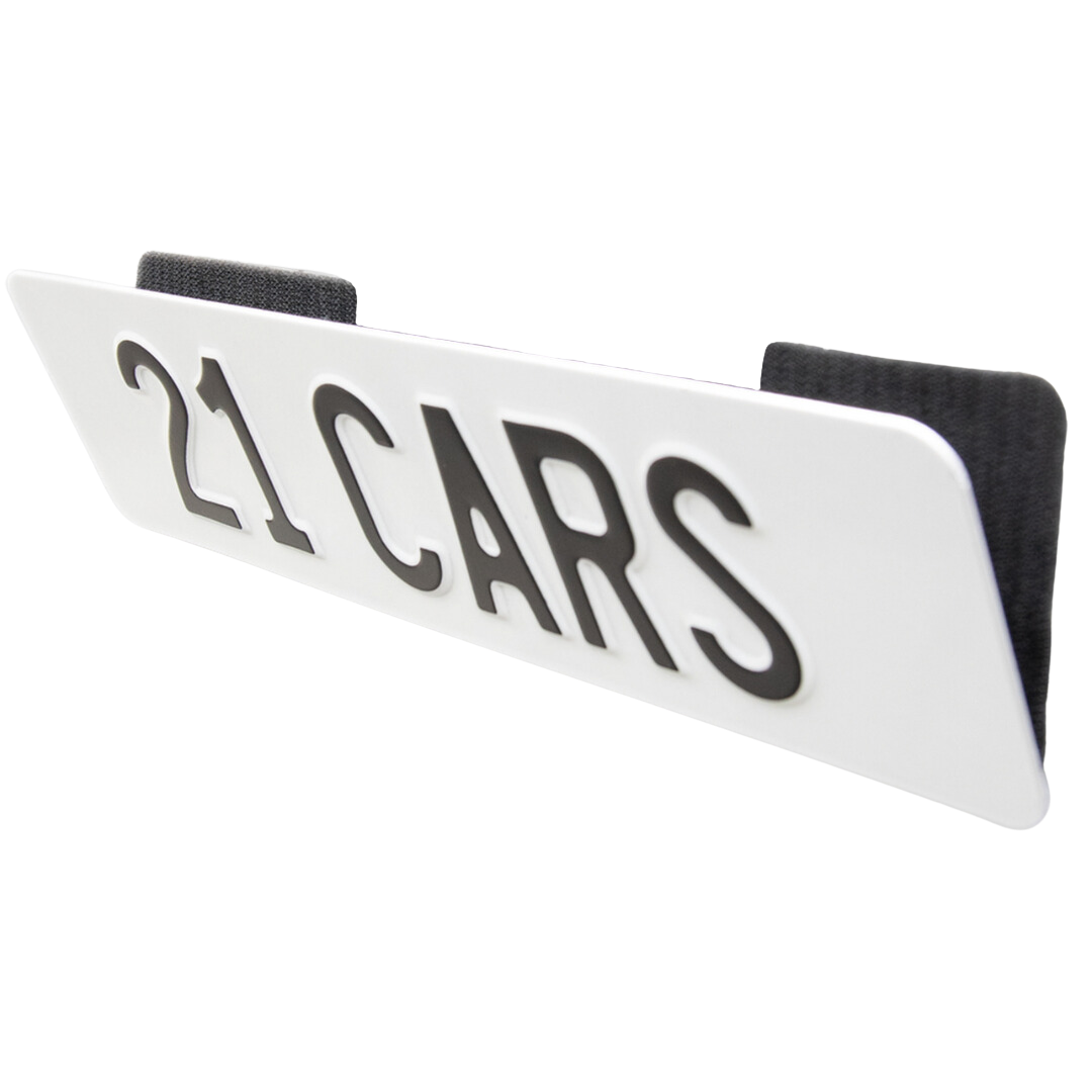 Support de plaque voiture/auto interchangeable Velcro | Mini
