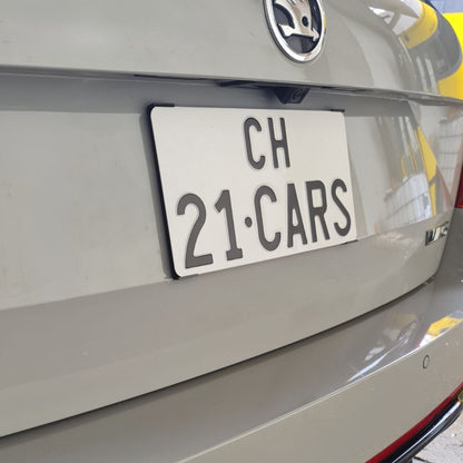 Cliquez sur le support de plaque voiture | Format portrait