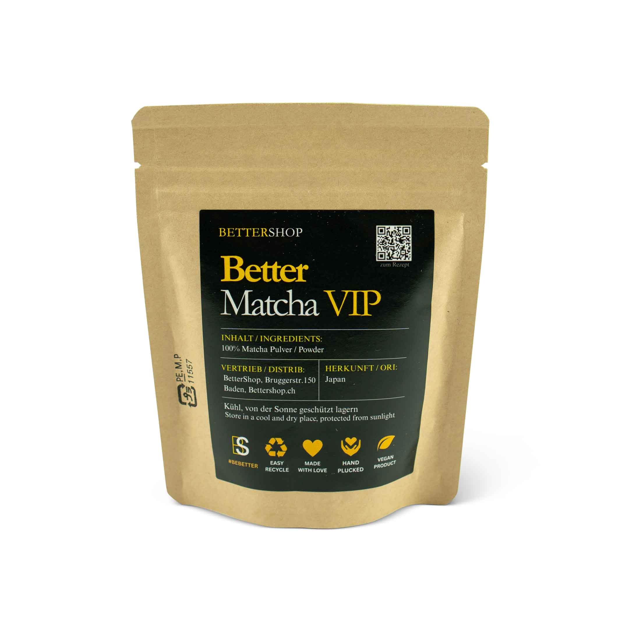 Better Bio Matcha VIP - Ceremonial 50g