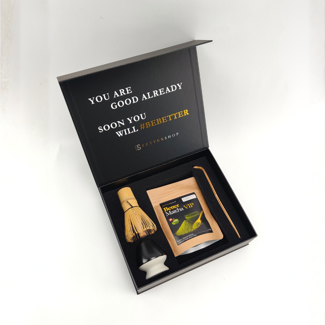 VIP Better Bio Matcha Starterset (Ceremonial) | 9-Teilig